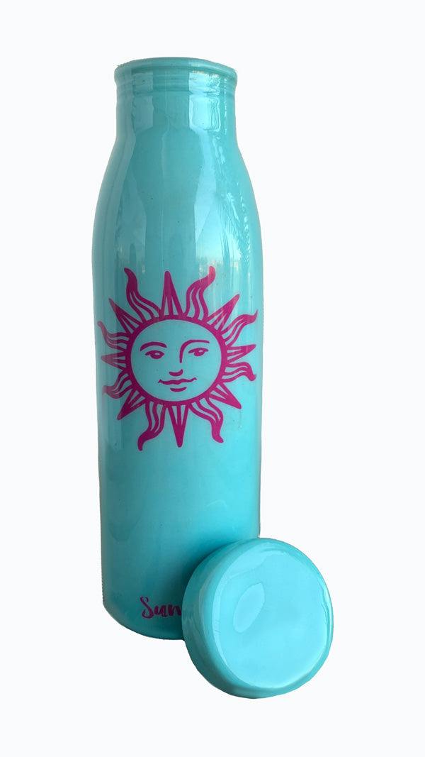 Botella de cobre Azul Lago