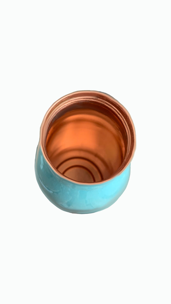 Botella de cobre Azul Lago