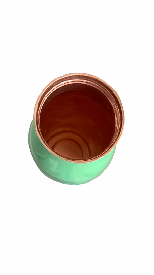 Botella de cobre Verde Agua