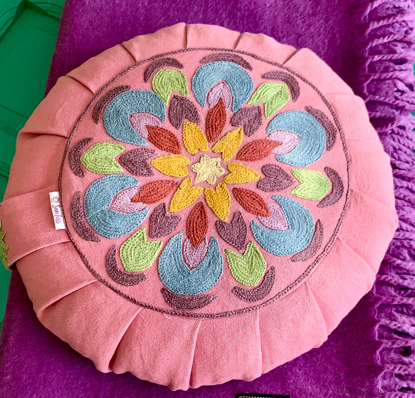 Zafu Asha Rosa
