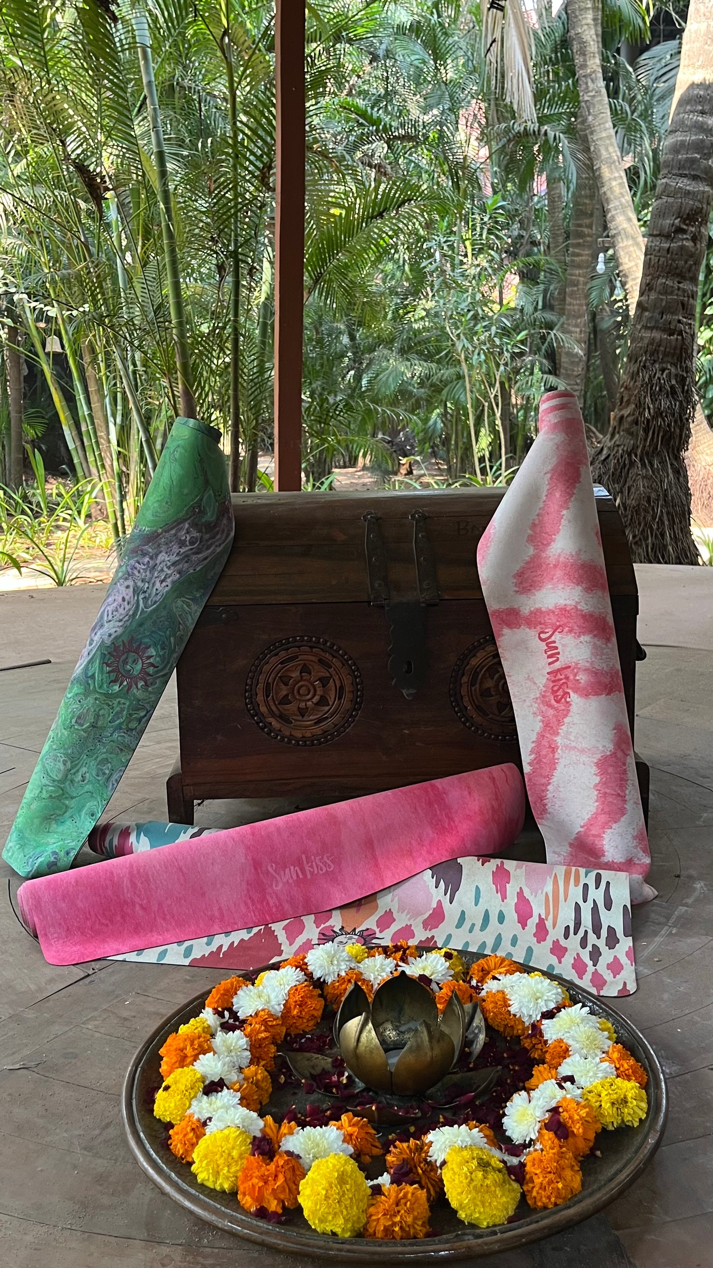 Travel Mat Pink Zebra