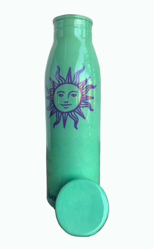 Botella Cobre Verde Agua