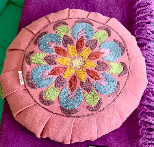 Asha small pink zafu